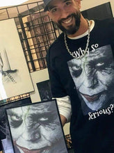 Load image into Gallery viewer, SirkFineArt inspired "Why so Serious" Unisex Hoodie