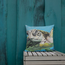 Load image into Gallery viewer, "Sea Surfer" SirkFineArt inspired Premium Pillow