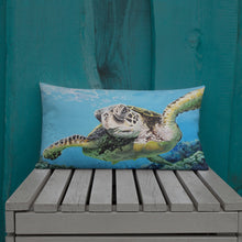 Load image into Gallery viewer, "Sea Surfer" SirkFineArt inspired Premium Pillow