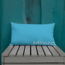 Load image into Gallery viewer, "Sea Surfer" SirkFineArt inspired Premium Pillow