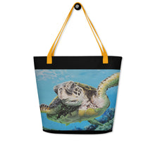 Load image into Gallery viewer, &quot;Sea Surfer&quot; SirkFineArt inspired Beach Bag
