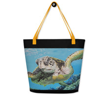 Load image into Gallery viewer, &quot;Sea Surfer&quot; SirkFineArt inspired Beach Bag
