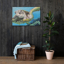 Load image into Gallery viewer, SirkFineArt inspired Canvas print of &quot;Sea Surfer&quot;
