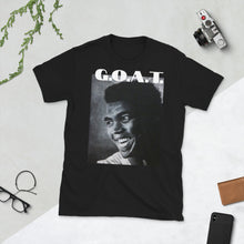 Load image into Gallery viewer, &quot;G.O.A.T.&quot; Short-Sleeve Unisex T-Shirt print of original drawing by Kristopher Patterson
